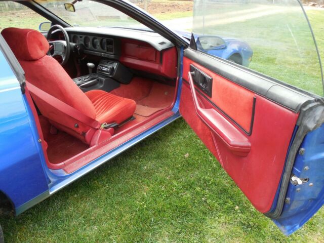1988 Blue Pontiac Firebird Coupe
