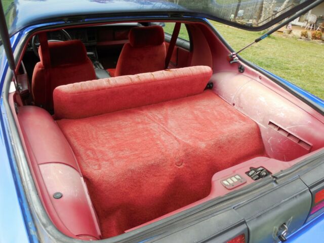 1988 Blue Pontiac Firebird Coupe