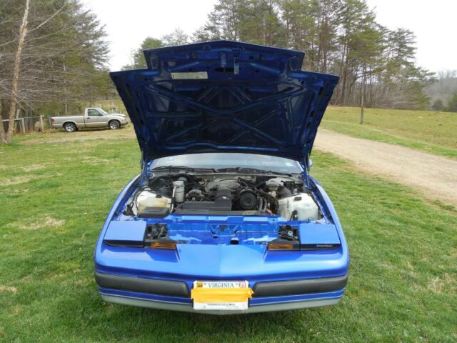 1988 Blue Pontiac Firebird Coupe