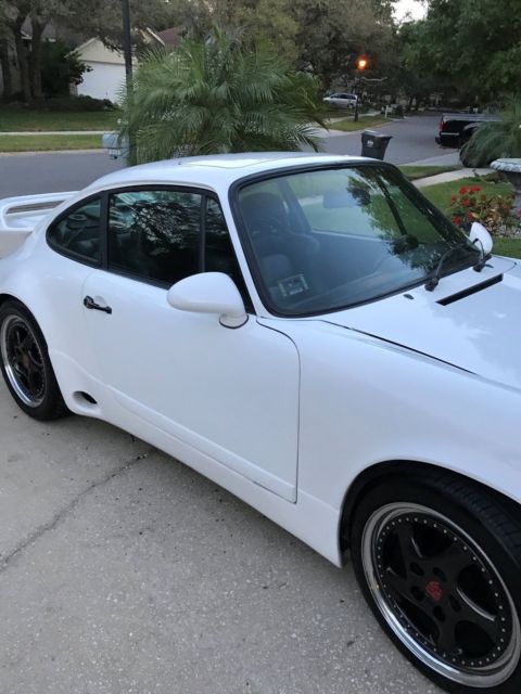 1989 White Porsche 911 Coupe