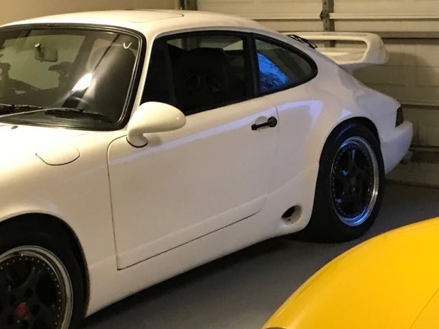 1989 White Porsche 911 Coupe