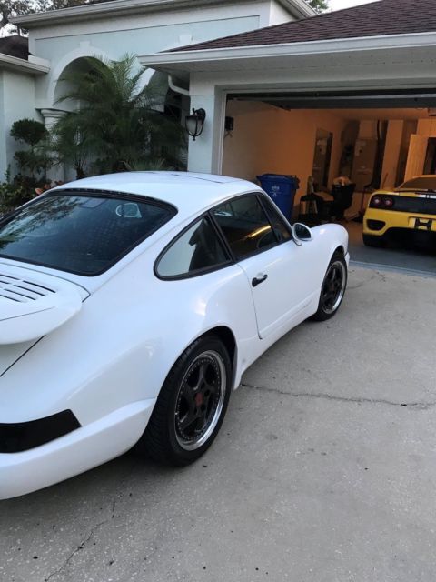 1989 White Porsche 911 Coupe
