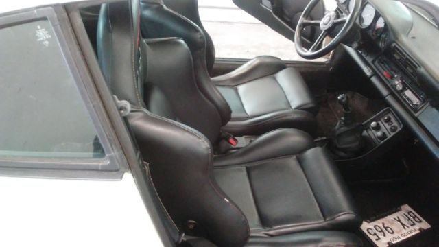 1989 White Porsche 911 Coupe