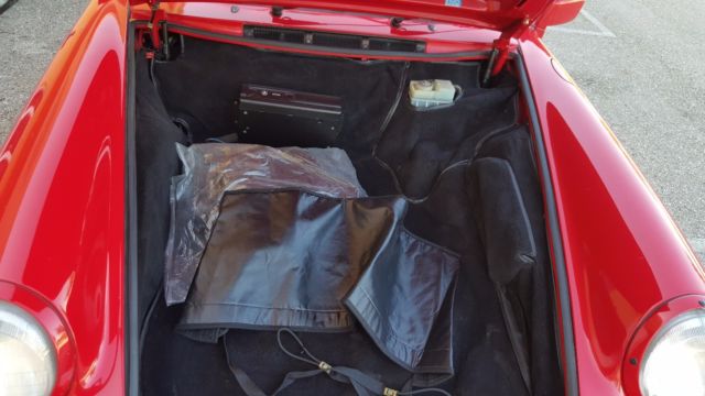 1988 Red Porsche 911 Convertible