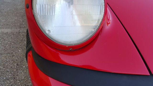 1988 Red Porsche 911 Convertible