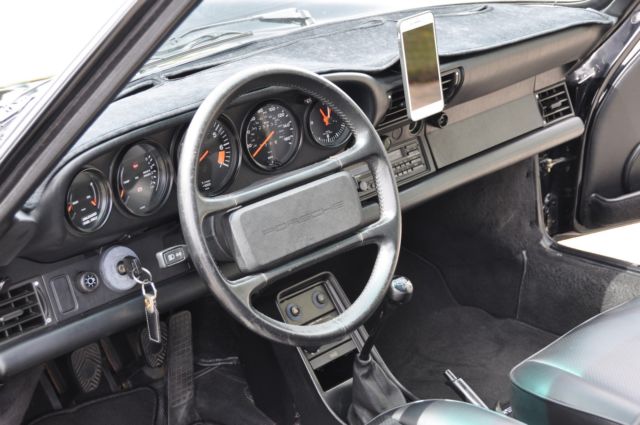 1988 Black Porsche 911 Coupe