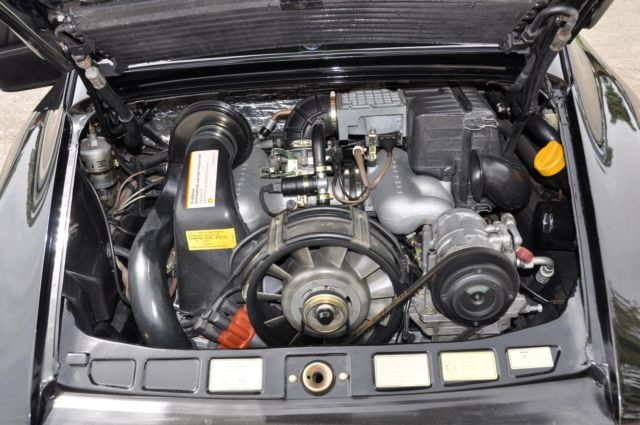 1988 Black Porsche 911 Coupe