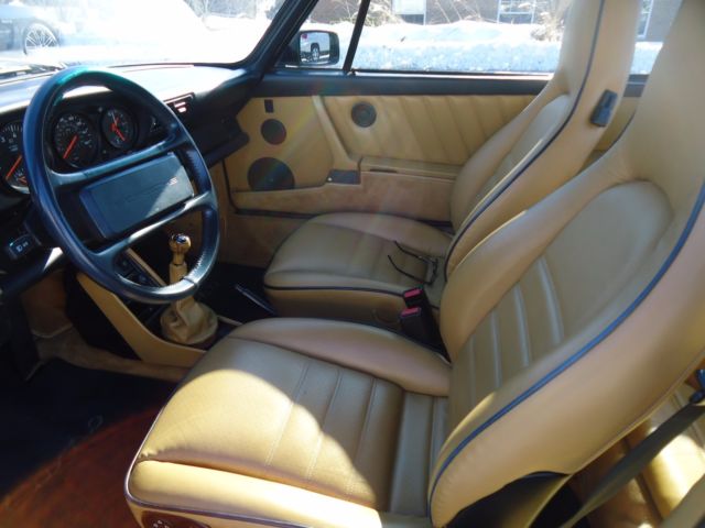 1988 Blue Porsche 930 Coupe