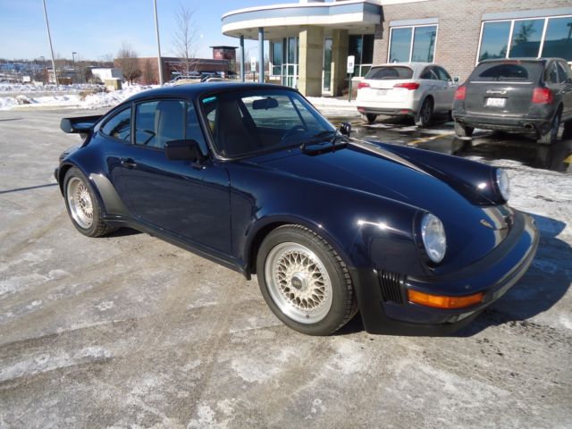 1988 Blue Porsche 930 Coupe