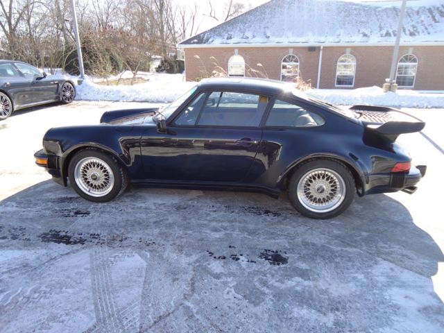 1988 Blue Porsche 930 Coupe
