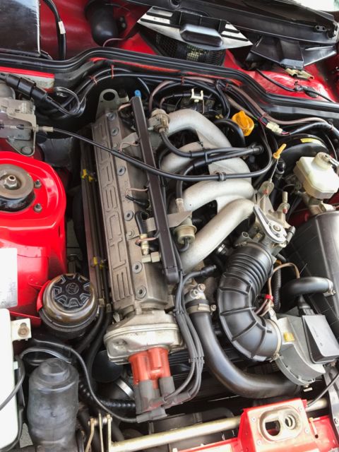 1988 Guards Red Porsche 924 Coupe