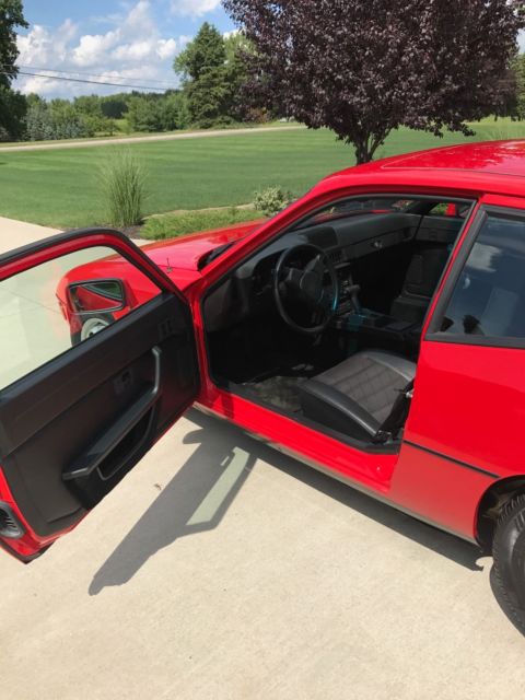 1988 Guards Red Porsche 924 Coupe