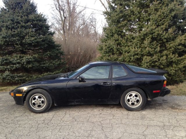 1988 Black Porsche 944 Coupe