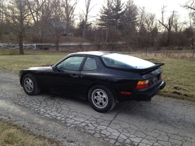 1988 Black Porsche 944 Coupe