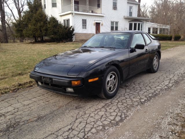 1988 Black Porsche 944 Coupe