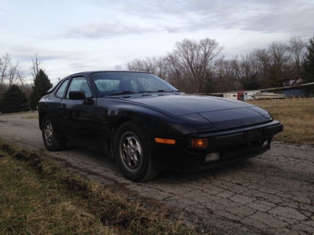 1988 Black Porsche 944 Coupe