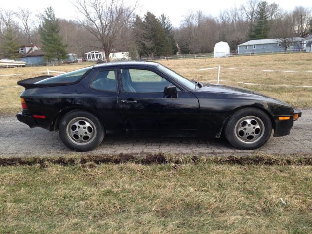 1988 Black Porsche 944 Coupe