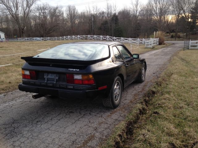 1988 Black Porsche 944 Coupe