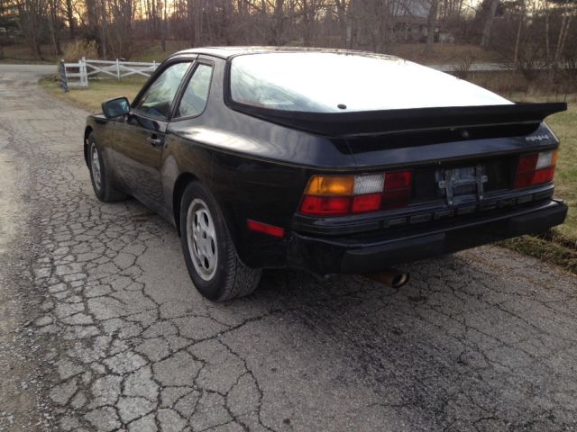 1988 Black Porsche 944 Coupe