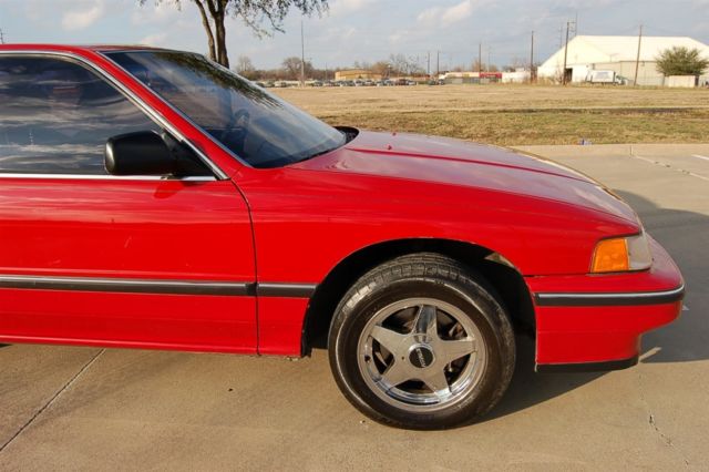 1988 Red Acura Legend Coupe