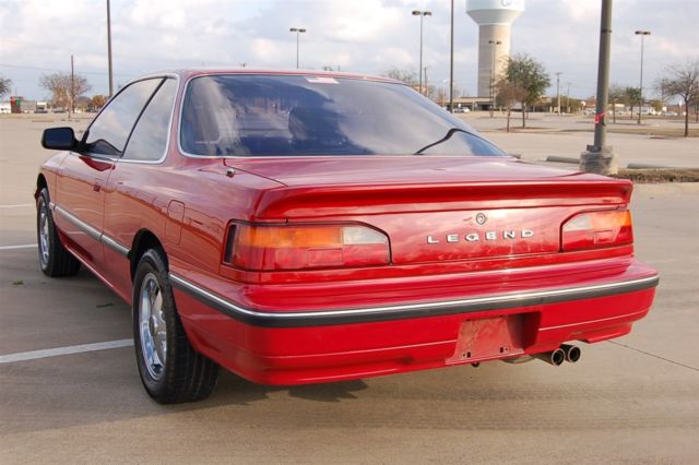 1988 Red Acura Legend Coupe