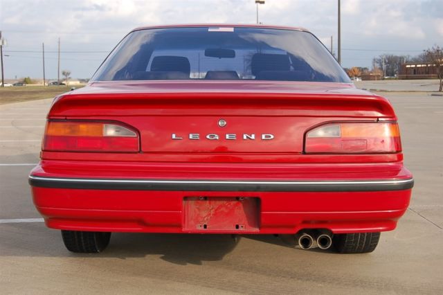 1988 Red Acura Legend Coupe