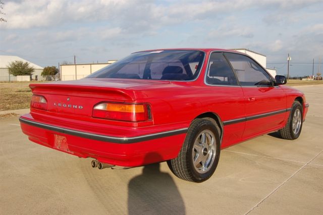 1988 Red Acura Legend Coupe