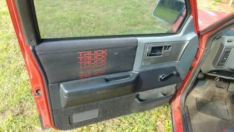 1988 Red Chevrolet S-10 Extended Cab Pickup