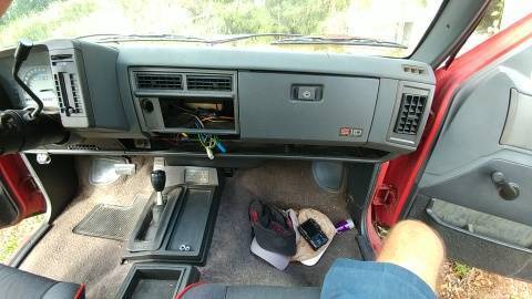 1988 Red Chevrolet S-10 Extended Cab Pickup