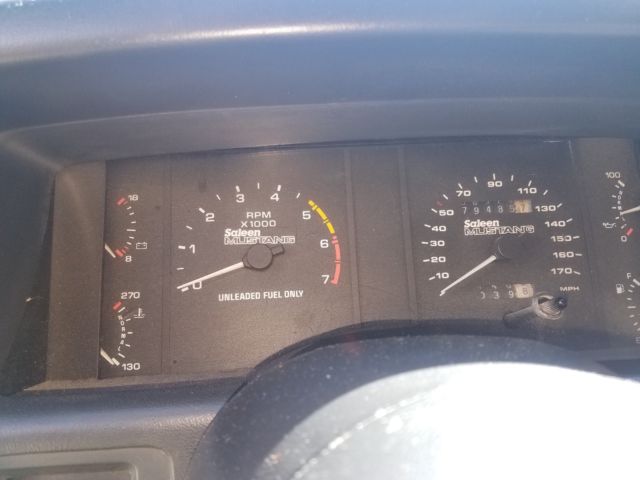 1988 Red Ford Mustang