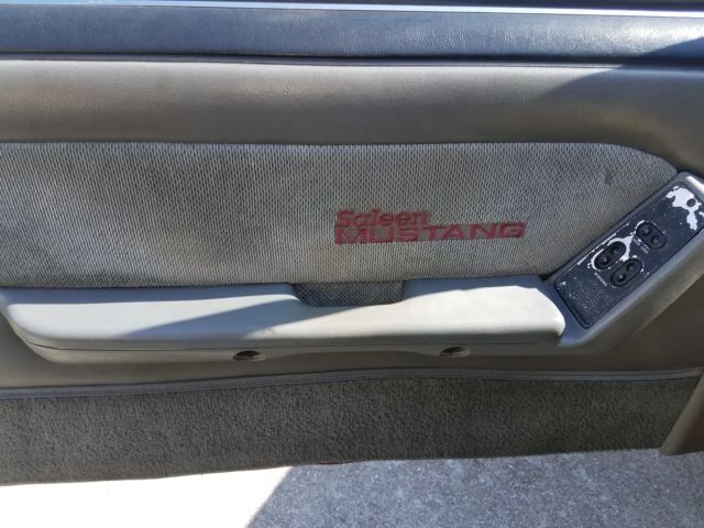 1988 Red Ford Mustang