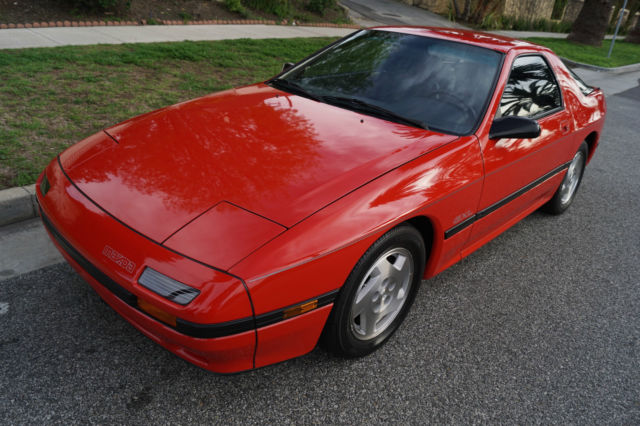 1988 Red Mazda RX-7 Coupe