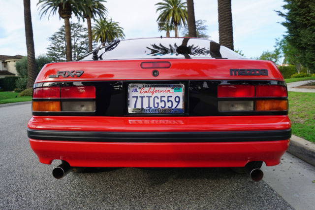 1988 Red Mazda RX-7 Coupe