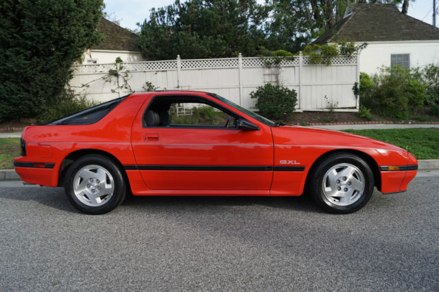 1988 Red Mazda RX-7 Coupe