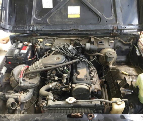 1988 Black Suzuki Samurai Convertible