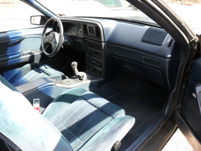 1988 dark blue Ford Thunderbird Coupe