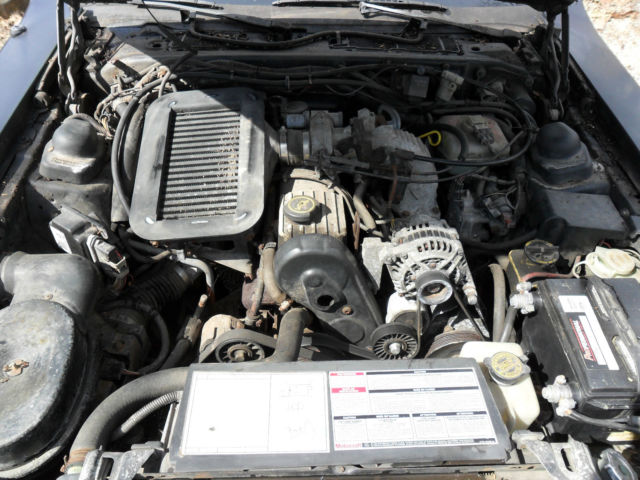 1988 dark blue Ford Thunderbird Coupe