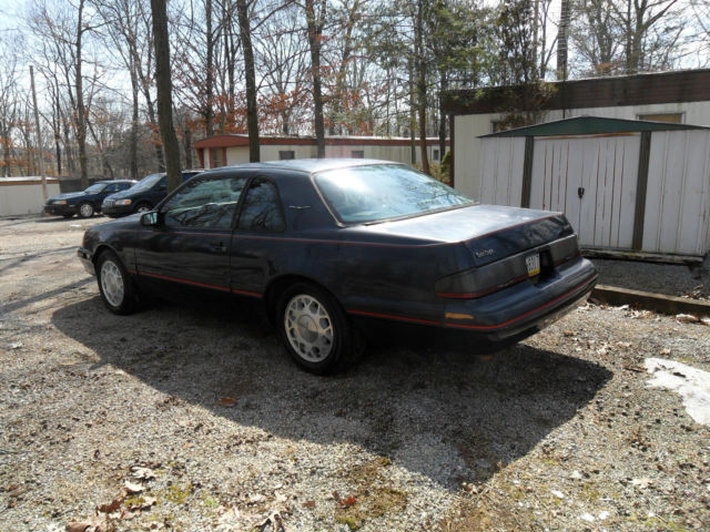 1988 dark blue Ford Thunderbird Coupe