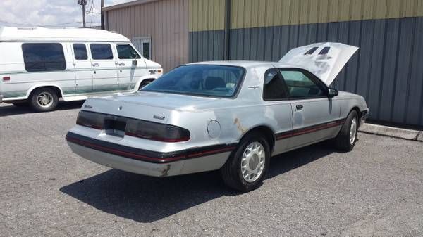 1988 Silver Ford Thunderbird Sedan