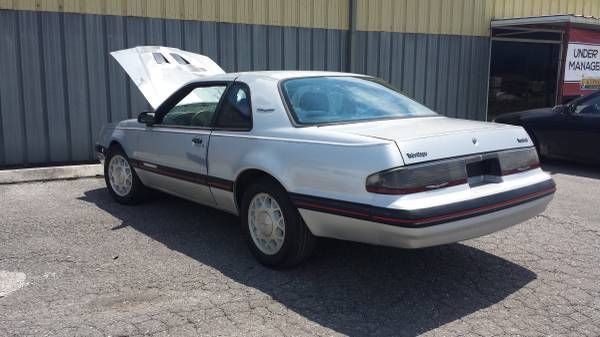 1988 Silver Ford Thunderbird Sedan