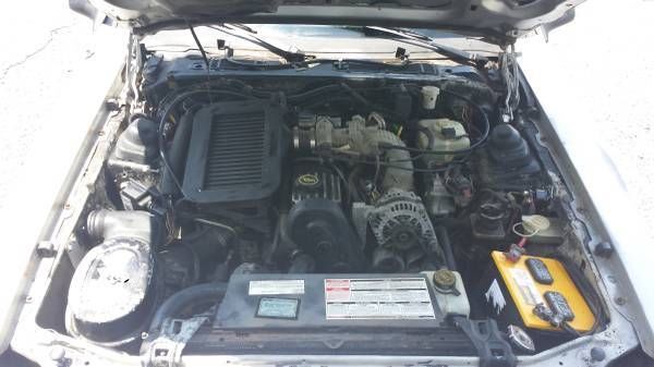 1988 Silver Ford Thunderbird Sedan