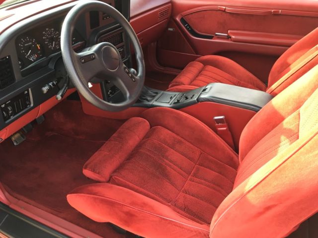 1988 Burgundy Ford Thunderbird Coupe
