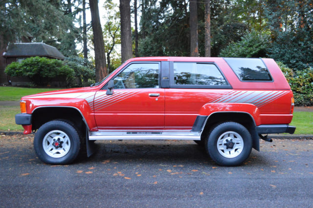 1988 Red Toyota 4Runner SUV