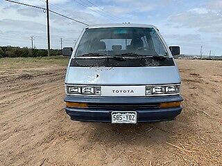 1988 Blue Toyota 4x4 Van Extended Passenger Van