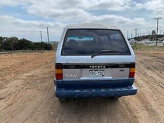 1988 Blue Toyota 4x4 Van Extended Passenger Van