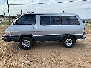 1988 Blue Toyota 4x4 Van Extended Passenger Van