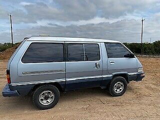 1988 Blue Toyota 4x4 Van Extended Passenger Van