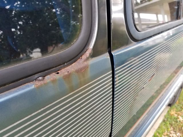 1988 Blue Toyota Van Wagon Minivan