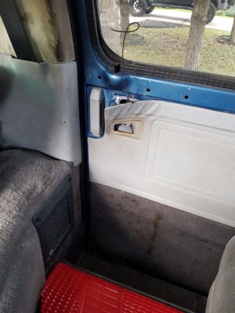 1988 Blue Toyota Van Wagon Minivan