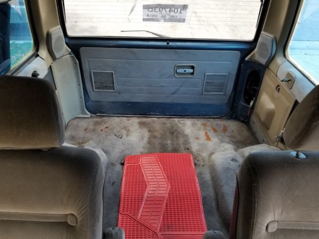 1988 Blue Toyota Van Wagon Minivan